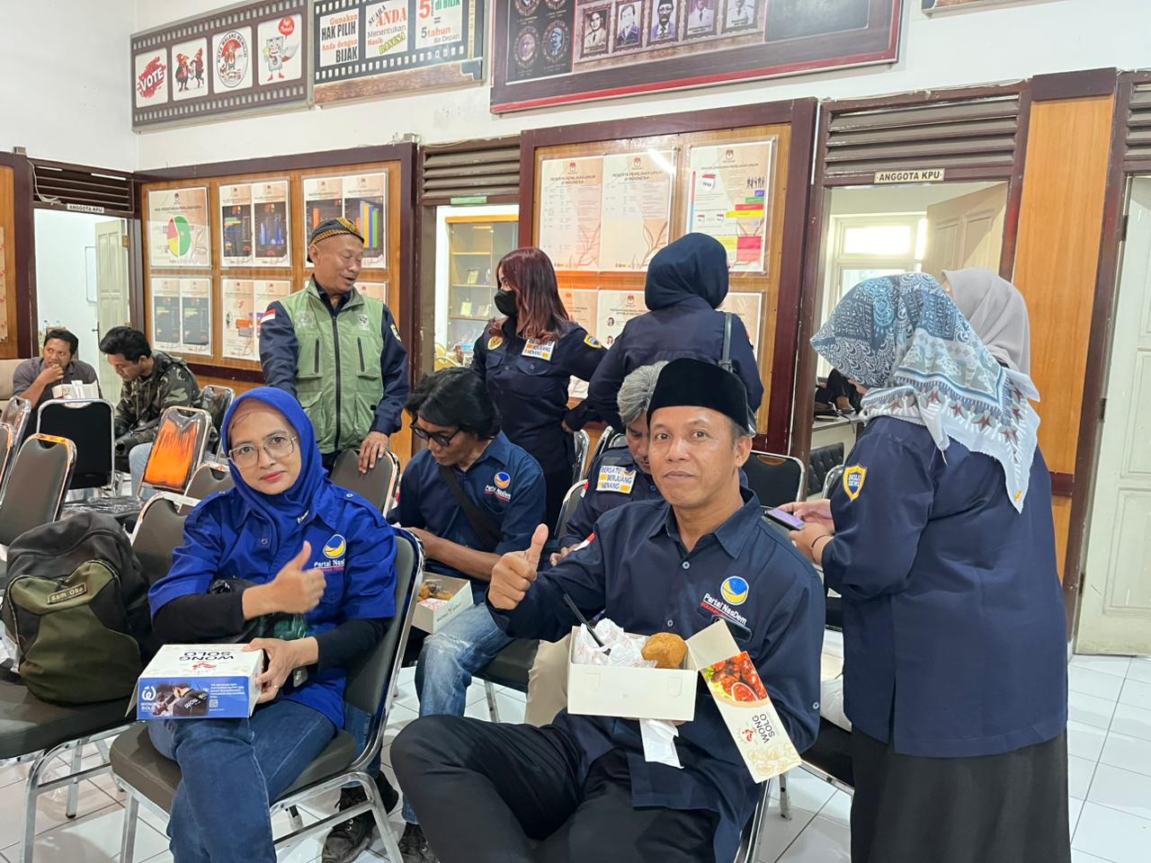 AUDIENSI DPD PARTAI NASDEM KE KPU KOTA MALANG