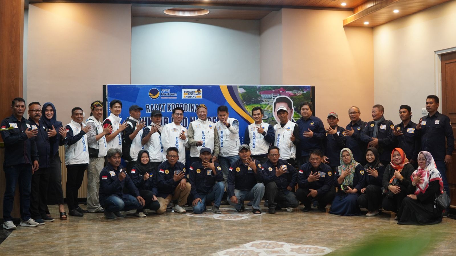 Rapat Konsolidasi Pengurus DPD dan DPC Partai NasDem Se - Kota Malang dalam rangka persiapan Dalam Rangka Rakerda & Pendidikan Politik